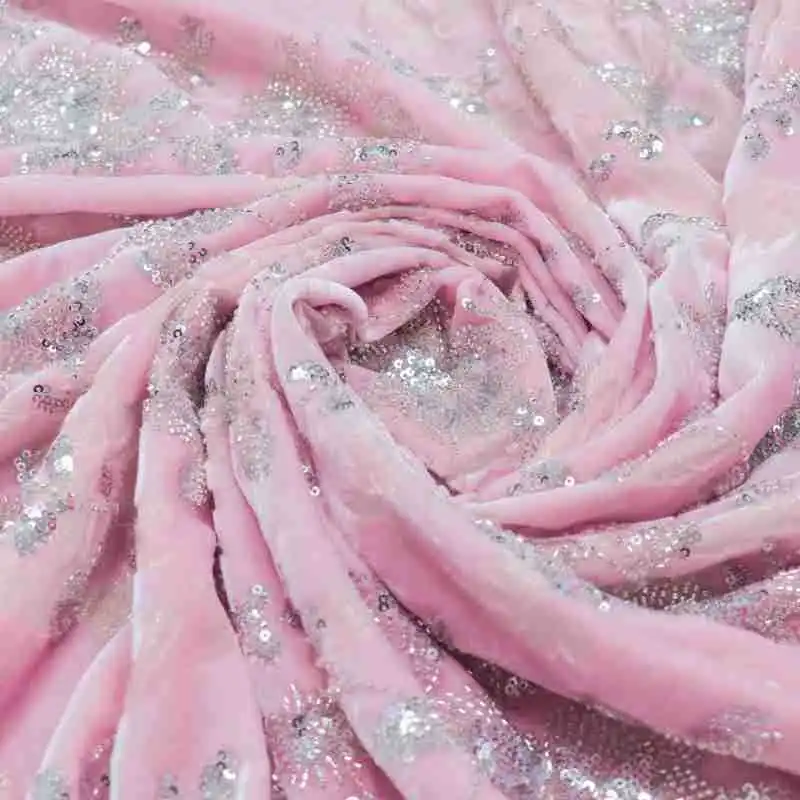 Silver 3D Three-Dimensional Flower Bead Tube Embroidery Lines Woven Sequin Wedding Dress Women's Fabric
Silver 3D Three-Dimensional Flower Bead Tube Embroidery Lines Woven Sequin Wedding Dress Women's Fabric