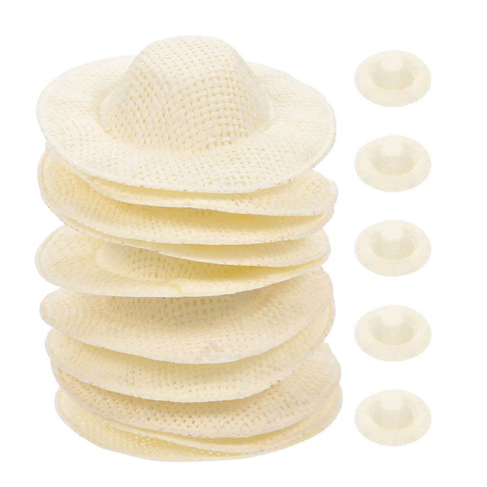 15 Pcs Miniature Woven Straw Hats for House Crafts Small Decorative Cloth Toy Accessories Rice Color Smooth Edges
15 Pcs Miniature Woven Straw Hats for House Crafts Small Decorative Cloth Toy Accessories Rice Color Smooth Edges