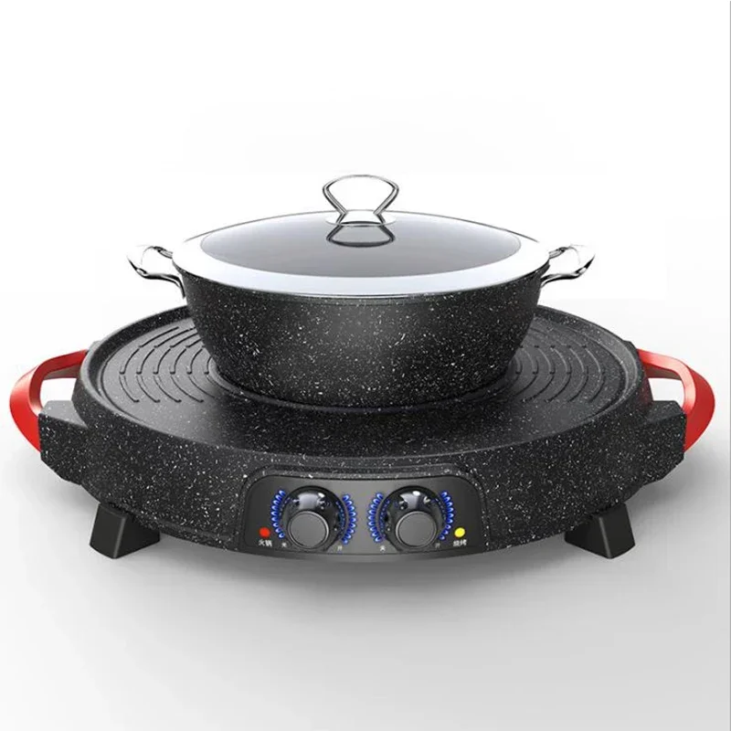 Multifunctional Electric Hot Pot Electric Griddle And Hot Pot All In One Machine Korean Style Electric Grill HTS-399
Multifunctional Electric Hot Pot Electric Griddle And Hot Pot All In One Machine Korean Style Electric Grill HTS-399