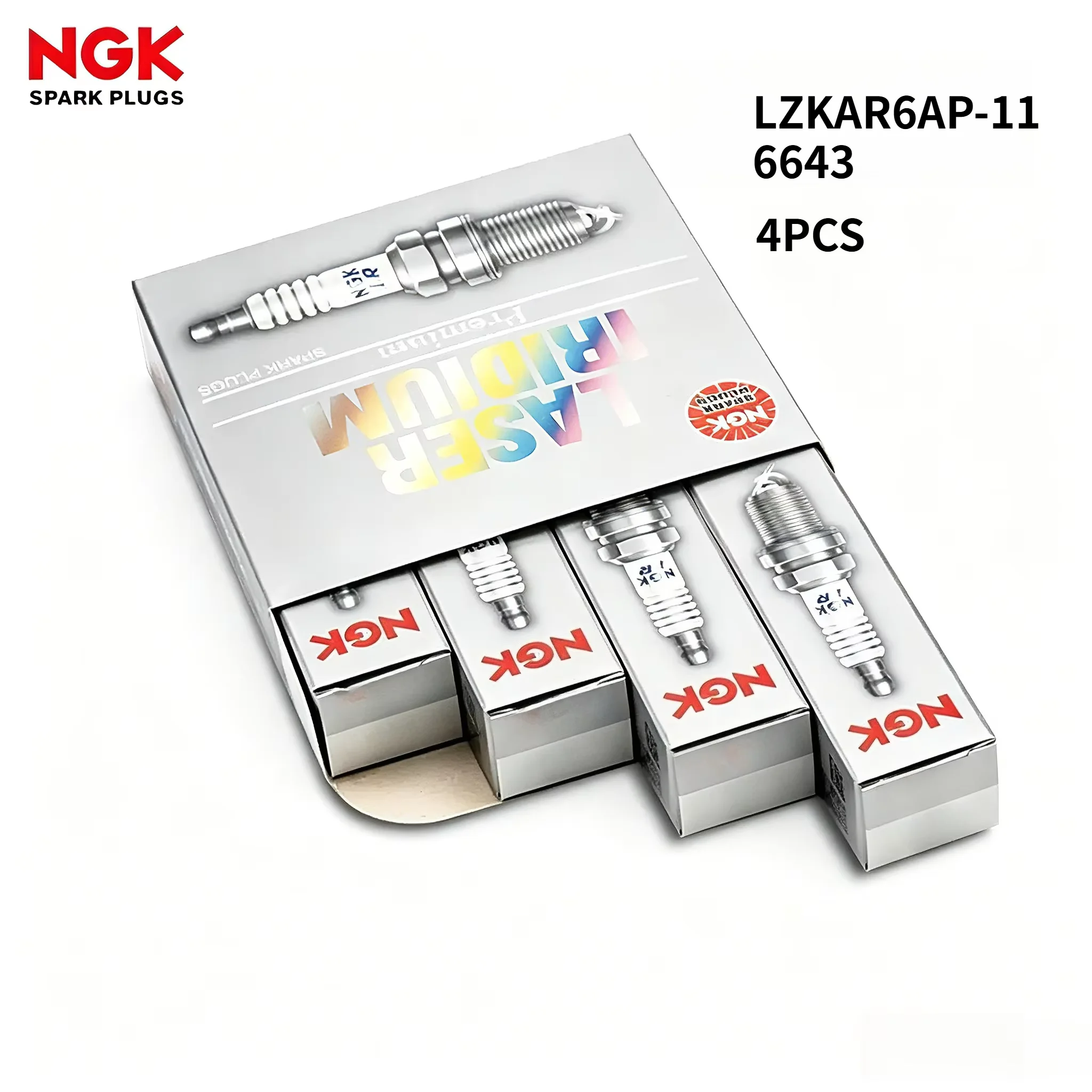 4PCS NGK Platinum Spark Plugs LZKAR6AP-11 6643 Fits Nissan Teana Tiida Lannia Sylphy Qashqai X-Trail HR Engine
4PCS NGK Platinum Spark Plugs LZKAR6AP-11 6643 Fits Nissan Teana Tiida Lannia Sylphy Qashqai X-Trail HR Engine