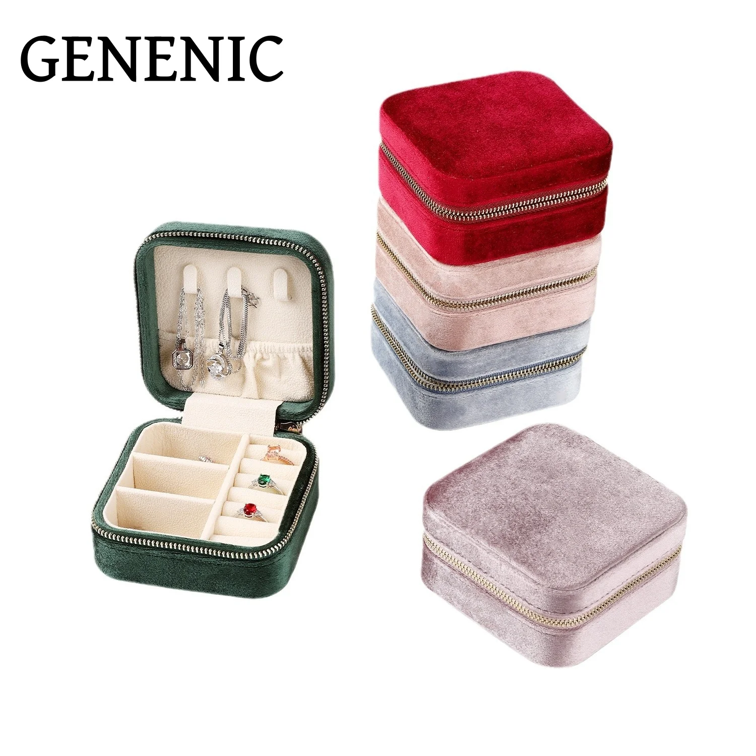 Velvet Jewelry Organizer Box Mini Portable Ring Earrings Necklace Storage Display Case High-end Jewelry Box for Travel Joyero
Velvet Jewelry Organizer Box Mini Portable Ring Earrings Necklace Storage Display Case High-end Jewelry Box for Travel Joyero