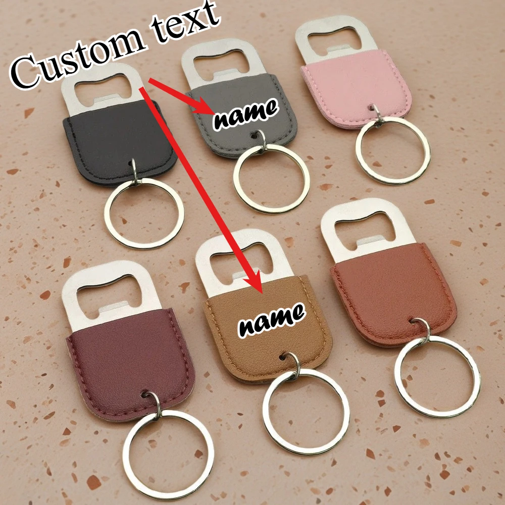 Customized Logo Pu Leather Stainless Steel Key Ring Creative Bottle Opener Men Keychain Car Outdoor Bag Keyring Pendant Gifts
Customized Logo Pu Leather Stainless Steel Key Ring Creative Bottle Opener Men Keychain Car Outdoor Bag Keyring Pendant Gifts
