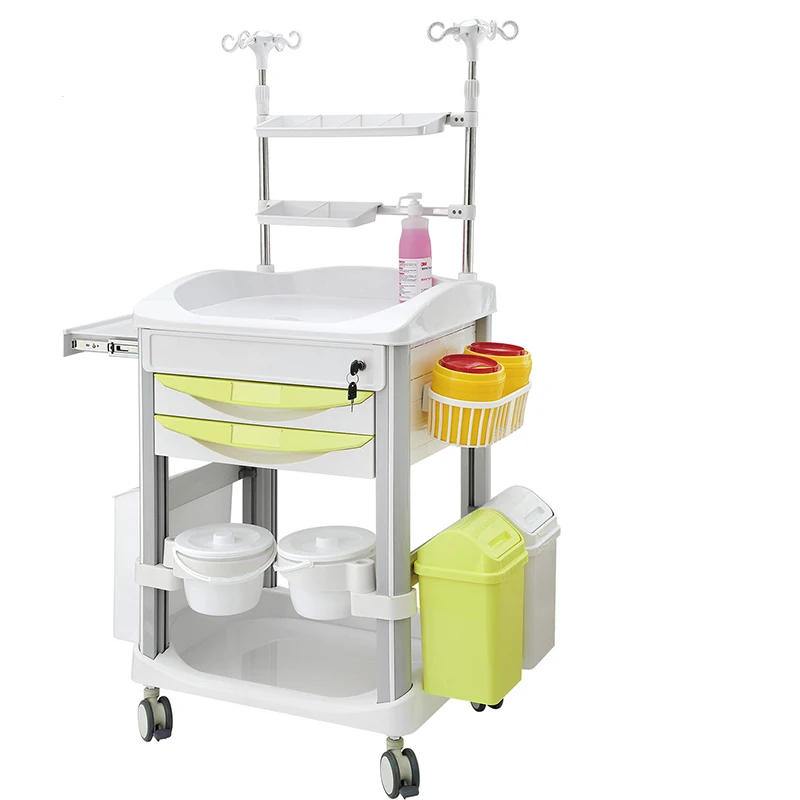 Hospital Multi-function Emergency Trolley Cart ABS Plastic Anesthesia Medical Cart Mobile Nursing Workstation
Hospital Multi-function Emergency Trolley Cart ABS Plastic Anesthesia Medical Cart Mobile Nursing Workstation