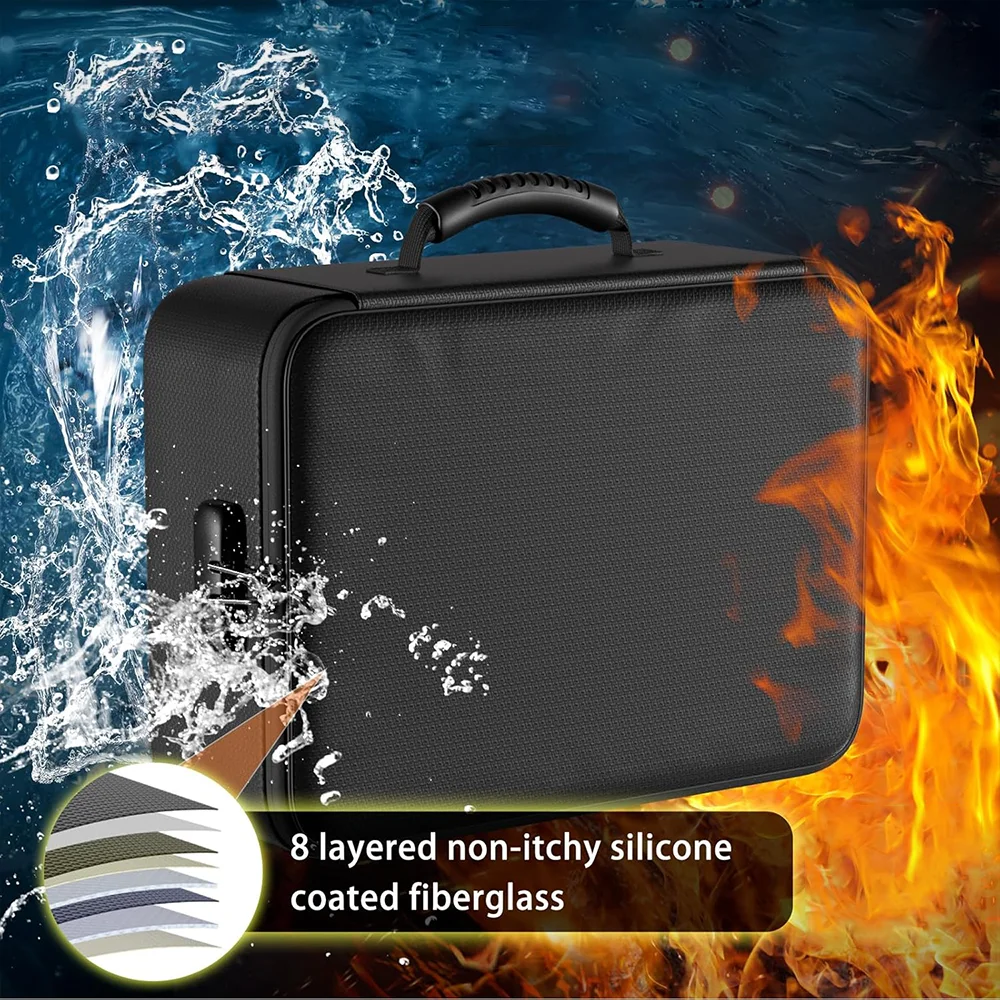 Fireproof Organizer Bag Aluminum Foil Fireproof File Storage Bag with Locking File Organizer Bag
Fireproof Organizer Bag Aluminum Foil Fireproof File Storage Bag with Locking File Organizer Bag
