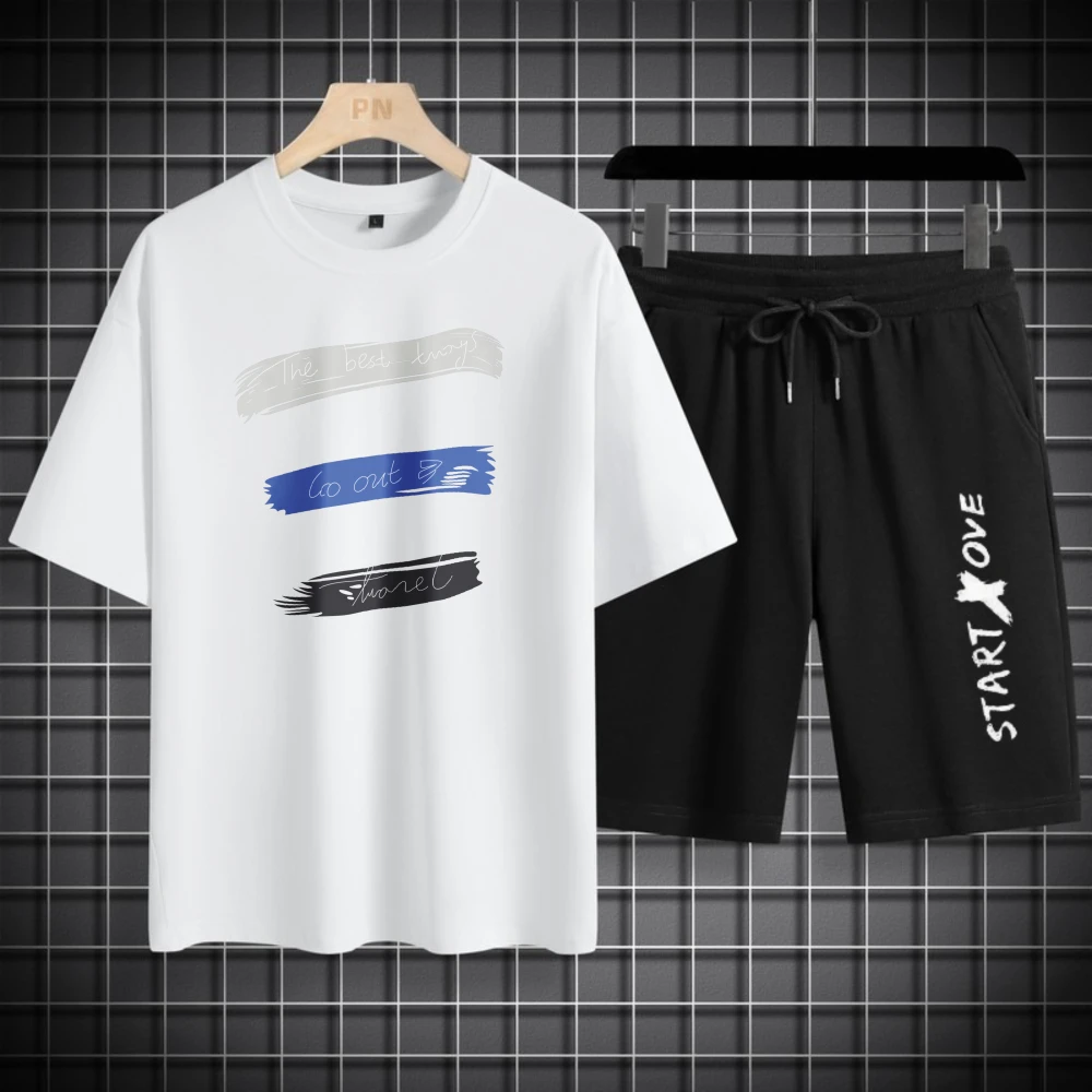 1pcs Men's t-shirt Sets 2026 Spring/Summer two-piece set men's sports suit Graphic 3D Printed men's Tracksuit set Suit for man
1pcs Men's t-shirt Sets 2026 Spring/Summer two-piece set men's sports suit Graphic 3D Printed men's Tracksuit set Suit for man