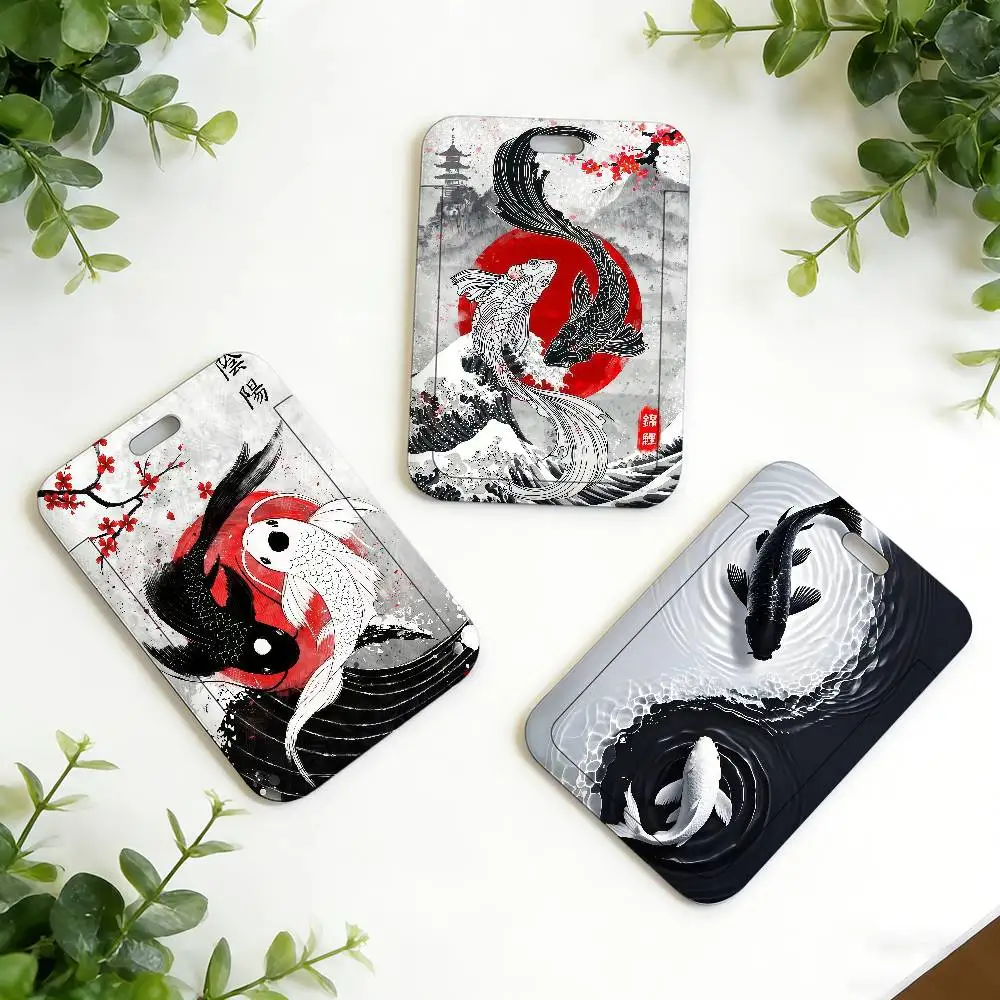 Black White Fish Japan Art Card Holders Lanyards Door Card Case Hanging Rope Holder Neck Strap Business Card Gift
Black White Fish Japan Art Card Holders Lanyards Door Card Case Hanging Rope Holder Neck Strap Business Card Gift