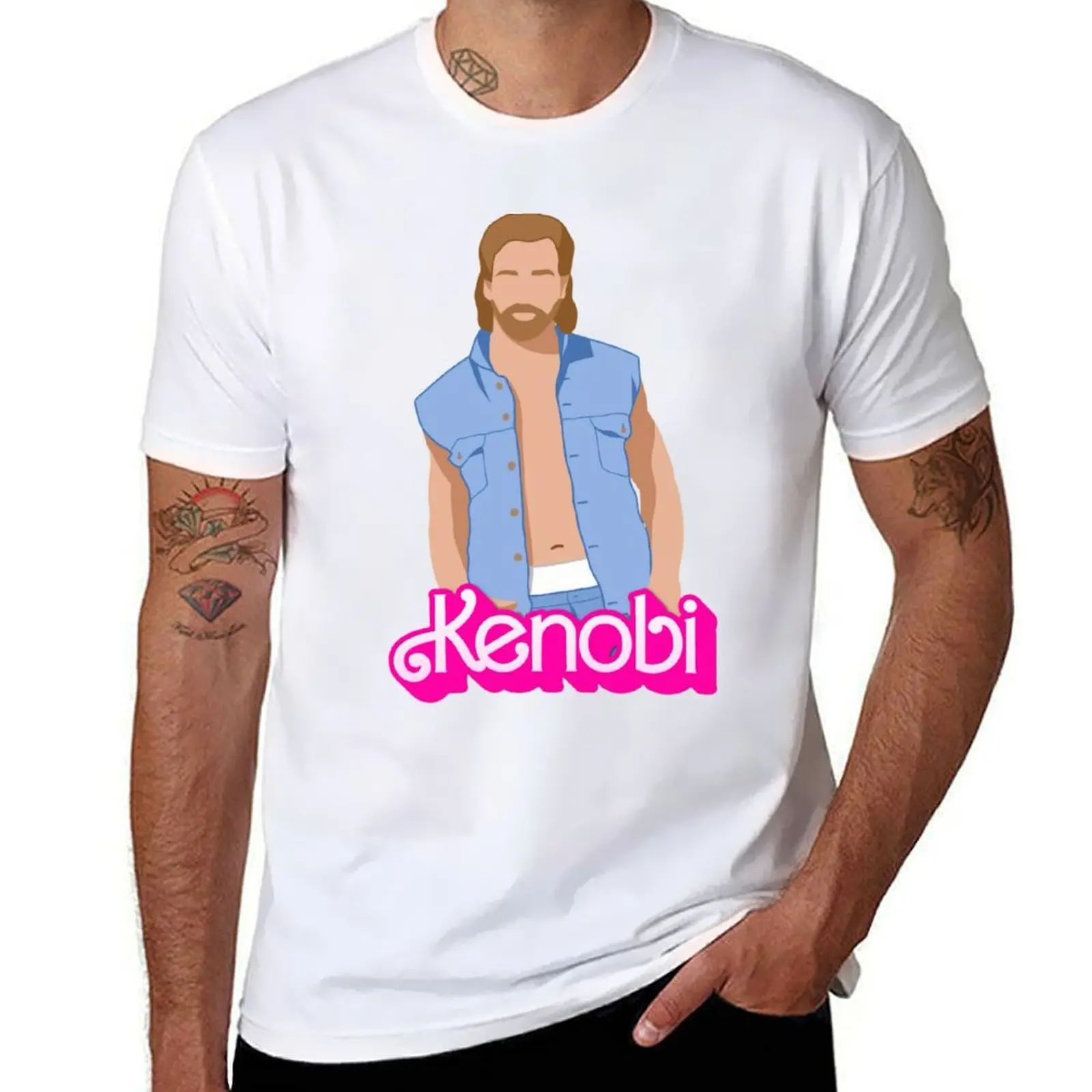 Obi-Wan Kenobi T-Shirt Soft Basic Cotton Short Sleeve Tee
Obi-Wan Kenobi T-Shirt Soft Basic Cotton Short Sleeve Tee
