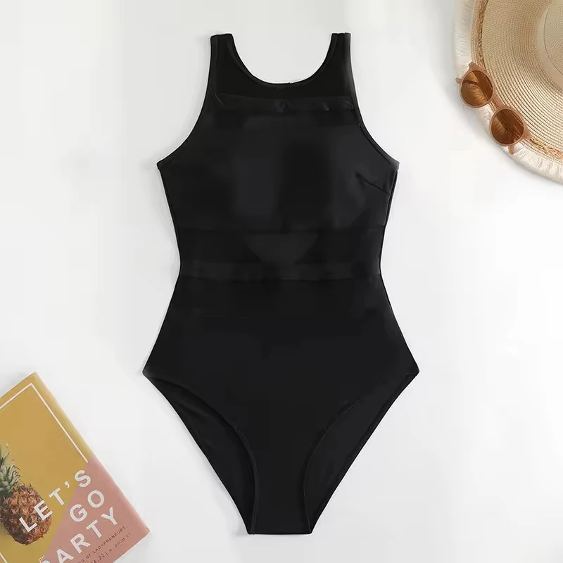 Sexy Mesh Patchwork Bikini High Waist Swimsuit Hollow Out Backless Vacation Swimwears Women Black Set Bathing Suit Beach Outfits
Sexy Mesh Patchwork Bikini High Waist Swimsuit Hollow Out Backless Vacation Swimwears Women Black Set Bathing Suit Beach Outfits