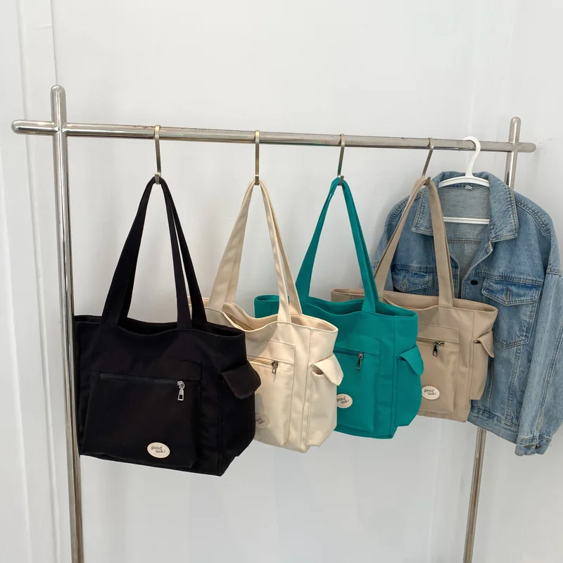 Women's Fashion Shoulder Bag Class Large Capacity Student Tote Bag 2024 New Canvas Commuter Handbag Women Bag
Women's Fashion Shoulder Bag Class Large Capacity Student Tote Bag 2024 New Canvas Commuter Handbag Women Bag