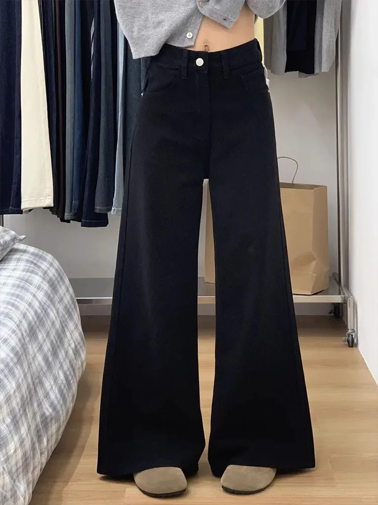 Расклешенные джинсы с высокой талией, женские осенне-зимние свободные джинсовые брюки на подкладке с грушевым принтом, джинсы трапециевидной формы
Расклешенные джинсы с высокой талией, женские осенне-зимние свободные джинсовые брюки на подкладке с грушевым принтом, джинсы трапециевидной формы