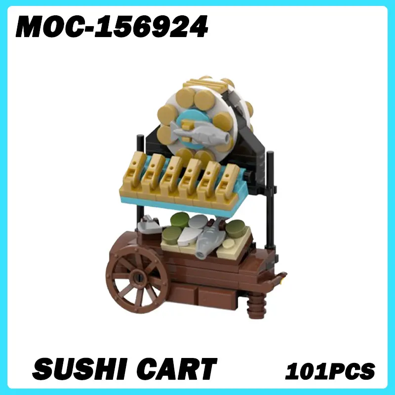 MOC- 156924 Микро Архитектурная серия, тележка для суши, строительные блоки, модель «сделай сам», маленький кирпич, развивающие игрушки, Рождественский подарок, 101 шт.
MOC- 156924 Микро Архитектурная серия, тележка для суши, строительные блоки, модель «сделай сам», маленький кирпич, развивающие игрушки, Рождественский подарок, 101 шт.