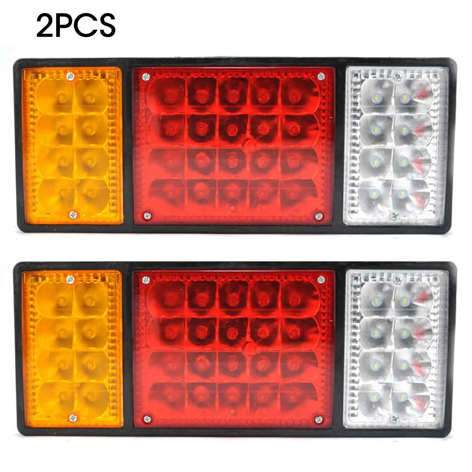 36LED Tail Lights Signal Indicator For Trailer Lorry 2Pcs Rear Lamps Car Truck Tail Light Rear Stop Brake Lights Waterproof 24V
36LED Tail Lights Signal Indicator For Trailer Lorry 2Pcs Rear Lamps Car Truck Tail Light Rear Stop Brake Lights Waterproof 24V