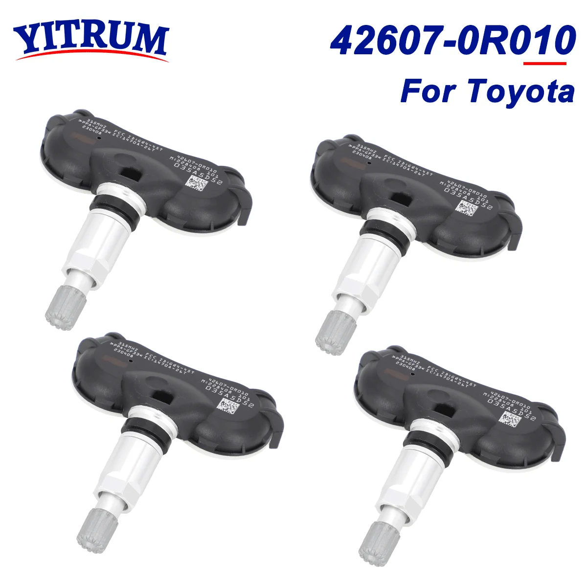YITRUM 42607-0R010 Tire Pressure Monitor Sensor For Toyota Highlander 2014-2019 RAV4 2013-2018 TPMS Sensor 315MHz 426070R010
YITRUM 42607-0R010 Tire Pressure Monitor Sensor For Toyota Highlander 2014-2019 RAV4 2013-2018 TPMS Sensor 315MHz 426070R010