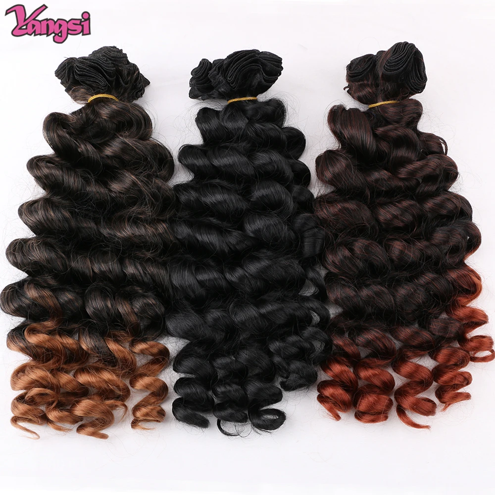 Full Star 3pcs Loose Wave 300g Ombre Black Brown Synthetic Hair Weaves 18" 20" 22" Machine Double Weft Hair Extensions Women
Full Star 3pcs Loose Wave 300g Ombre Black Brown Synthetic Hair Weaves 18" 20" 22" Machine Double Weft Hair Extensions Women