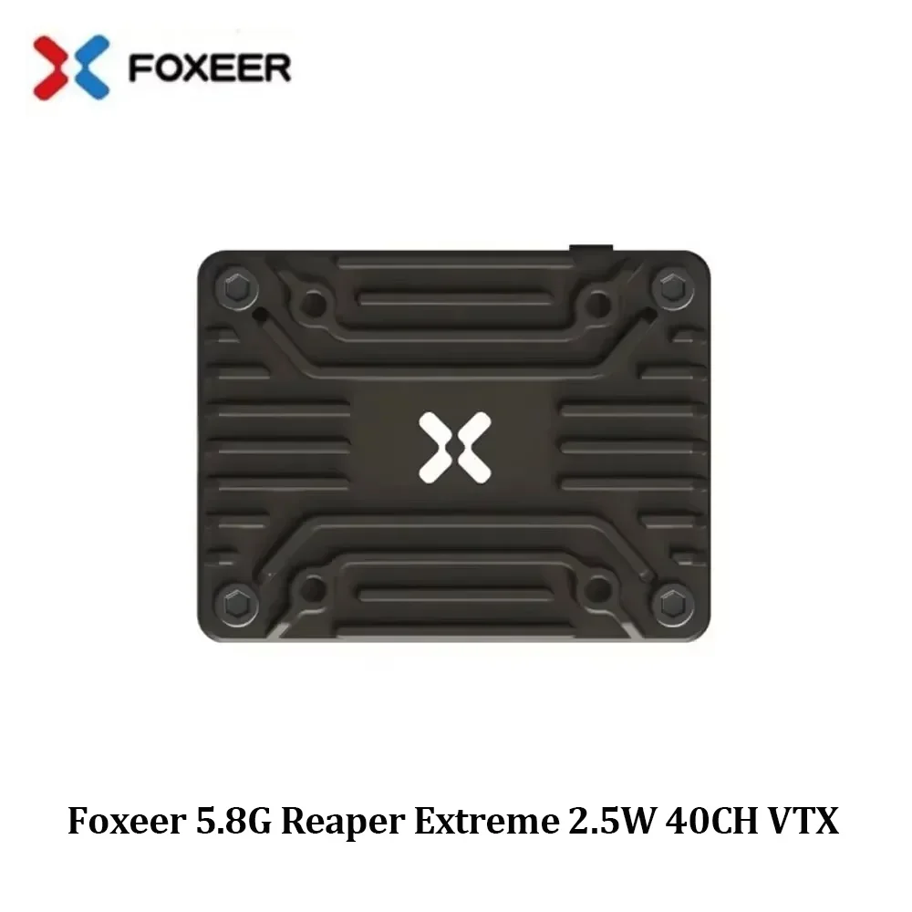 Foxeer Reaper Extreme 2500 мВт, 5,8 ГГц, 72 канала VTX — питмод, встроенный микрофон, радиатор с ЧПУ, 2-8S, 20x20 мм для FPV-дронов дальнего действия и гонок
Foxeer Reaper Extreme 2500 мВт, 5,8 ГГц, 72 канала VTX — питмод, встроенный микрофон, радиатор с ЧПУ, 2-8S, 20x20 мм для FPV-дронов дальнего действия и гонок