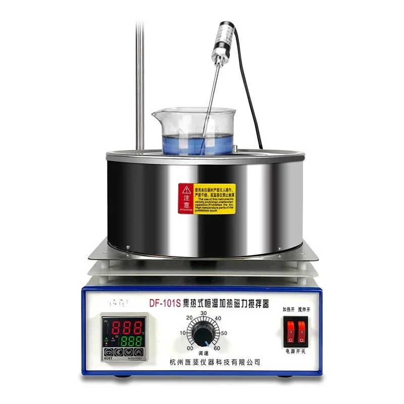 Magnetic stirrer DF-101S laboratory digital display constant temperature oil bath water bath electric mixer DF-101T-10
Magnetic stirrer DF-101S laboratory digital display constant temperature oil bath water bath electric mixer DF-101T-10