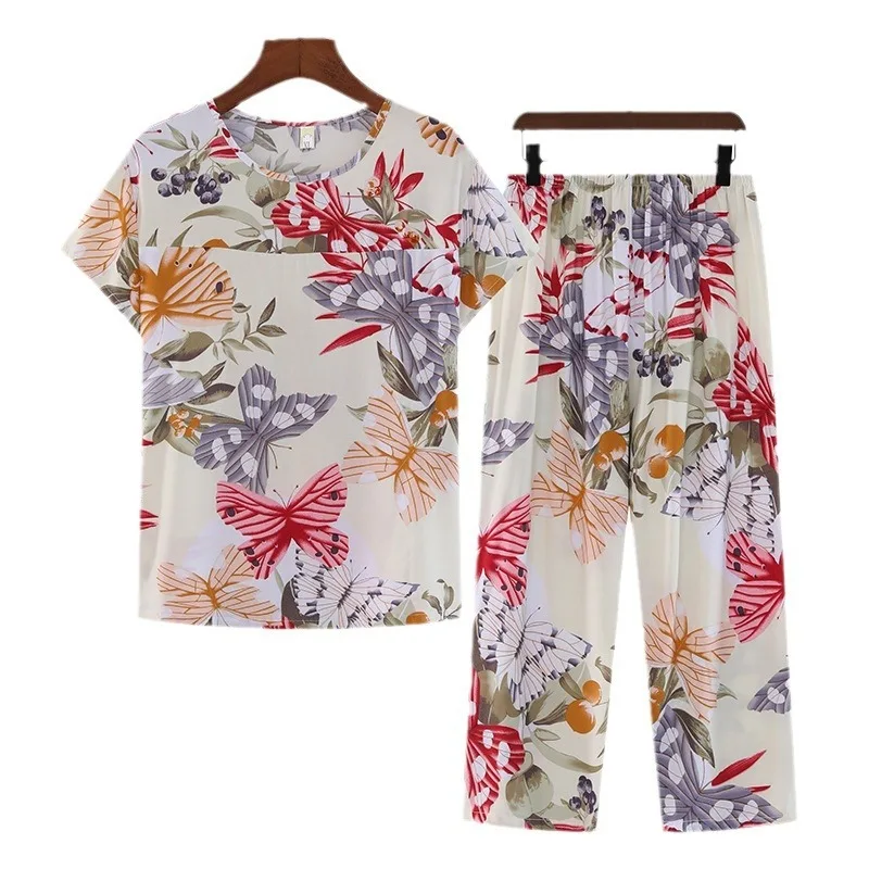 Women's Loungewear Can Be Breathable and Antibacterial Sleepwear Cotton Pajamas Women's Thin Short Sleeve Set Plus Size
Women's Loungewear Can Be Breathable and Antibacterial Sleepwear Cotton Pajamas Women's Thin Short Sleeve Set Plus Size
