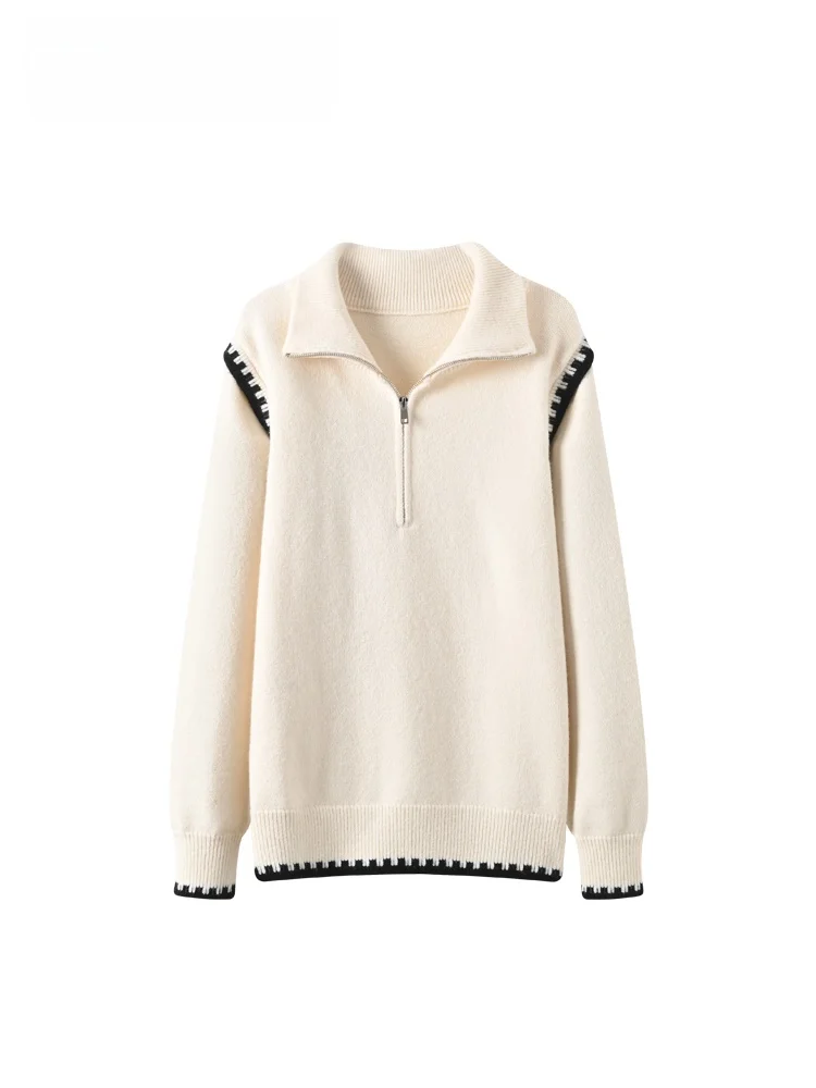 CaraCLUB plus Size Long Sve Knitted Sweater Women's Autumn Winter Thi Warm Collared Top Casual Sle Fce Lined
CaraCLUB plus Size Long Sve Knitted Sweater Women's Autumn Winter Thi Warm Collared Top Casual Sle Fce Lined