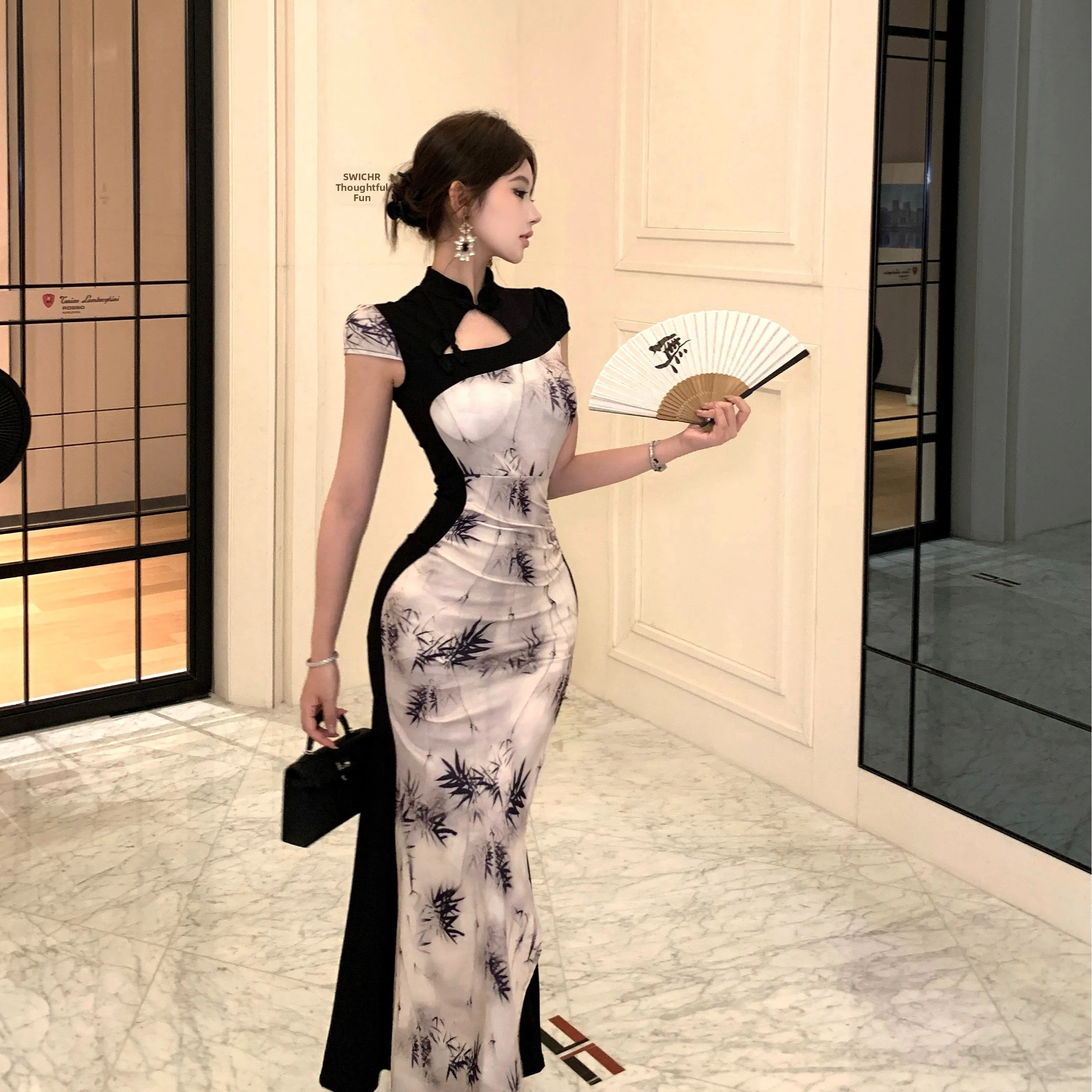 Женское платье миди в китайском стиле в стиле ретро, ор Све, цветная блузка с вырезом, повседневный цветочный принт, со сборкой на талии
Женское платье миди в китайском стиле в стиле ретро, ор Све, цветная блузка с вырезом, повседневный цветочный принт, со сборкой на талии