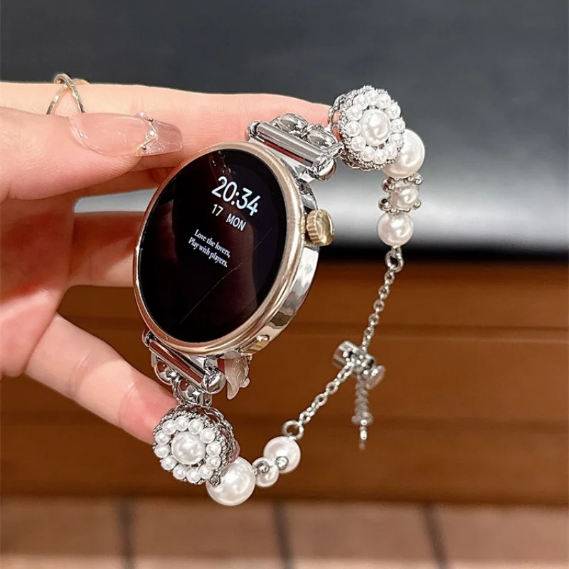 Pearl metal chain for HUAWEI Watch Fit3/Fit4 and HUAWEI Band 8/9/10 NFC Manual Wristband
Pearl metal chain for HUAWEI Watch Fit3/Fit4 and HUAWEI Band 8/9/10 NFC Manual Wristband