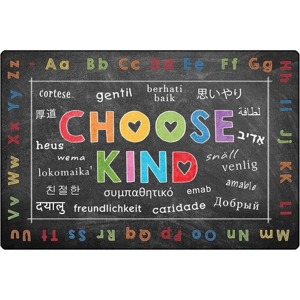 61818 Choose Kind Chalkboard Classroom Rug 8t x 12t RecBlack
61818 Choose Kind Chalkboard Classroom Rug 8t x 12t RecBlack