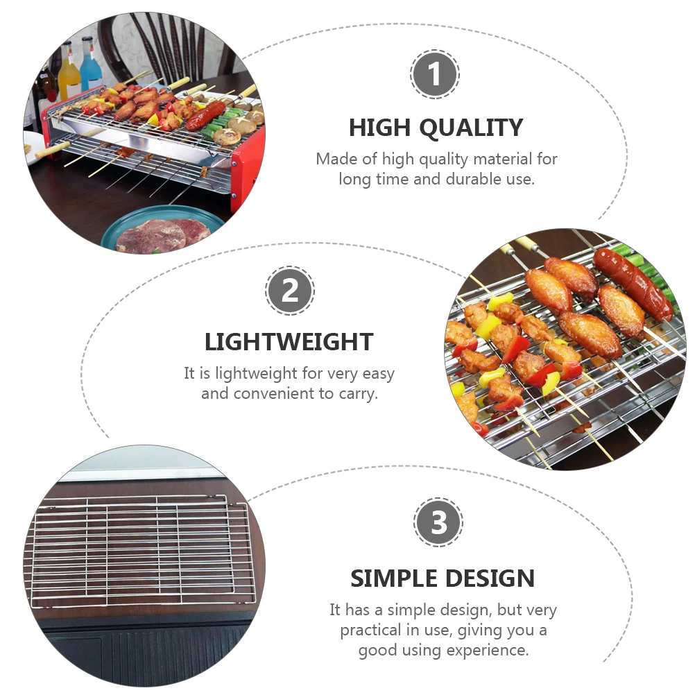 Stainless Steel Barbecue Grill Durable Outdoor Bbq Pad Eco-Friendly Lightweight Practical Baking Mat For Camping Bbq Accessories
Stainless Steel Barbecue Grill Durable Outdoor Bbq Pad Eco-Friendly Lightweight Practical Baking Mat For Camping Bbq Accessories