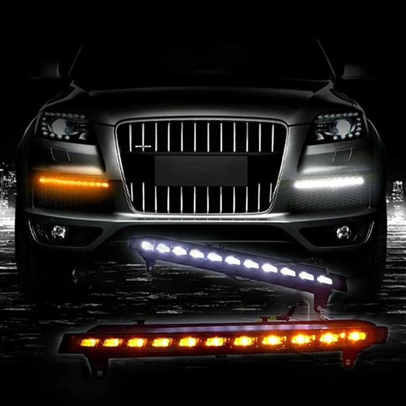 1 Pair Daylight Car LED DRL Daytime Running Lights Car Accessories Black Turn Signal Lights For Q7 2005-2009
1 Pair Daylight Car LED DRL Daytime Running Lights Car Accessories Black Turn Signal Lights For Q7 2005-2009
