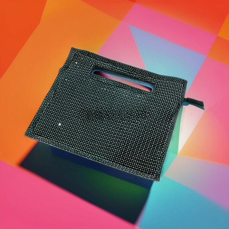 Fashion Diamond Encrusted Square Dinner Bag Mini Rhinestone Messenger Small Square Luxury Shiny Women's Evening Bag Botega Venta
Fashion Diamond Encrusted Square Dinner Bag Mini Rhinestone Messenger Small Square Luxury Shiny Women's Evening Bag Botega Venta