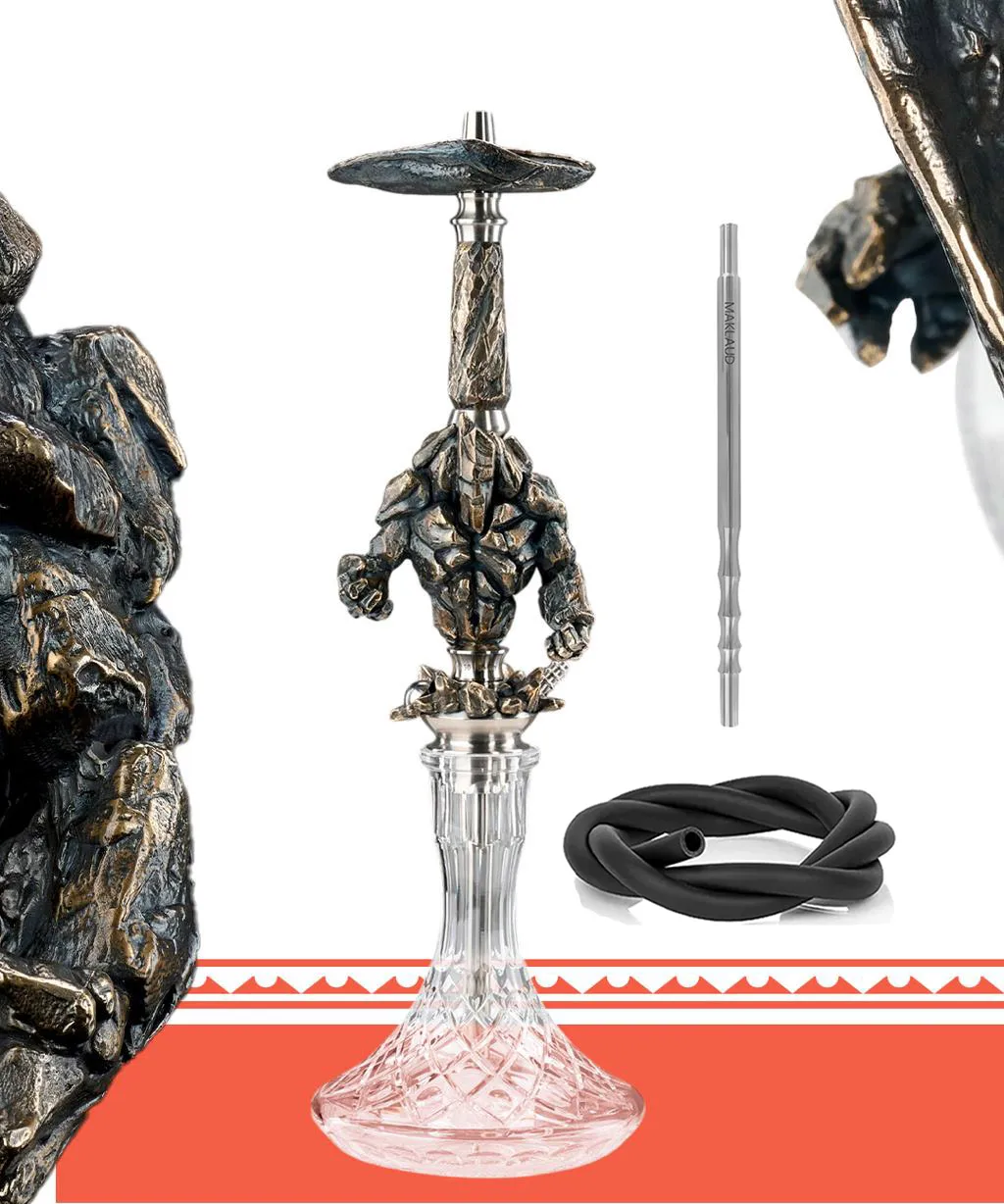 Maklaud Gorun Hookah Shisha 304 Stainless Steel Large Hookah with Glass Bottle Single Hose
Maklaud Gorun Hookah Shisha 304 Stainless Steel Large Hookah with Glass Bottle Single Hose