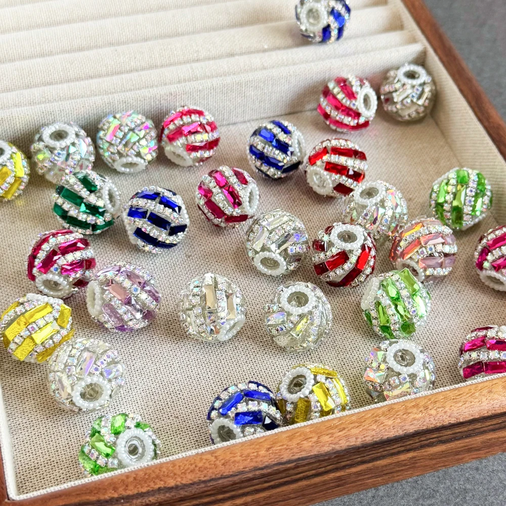 Cordial Design 18*19MM 50Pcs DIY Fancy Beads/Rhinestone Effect/Hand Made/Jewelry Findings & Components/Round Bead/Acrylic #18962
Cordial Design 18*19MM 50Pcs DIY Fancy Beads/Rhinestone Effect/Hand Made/Jewelry Findings & Components/Round Bead/Acrylic #18962
