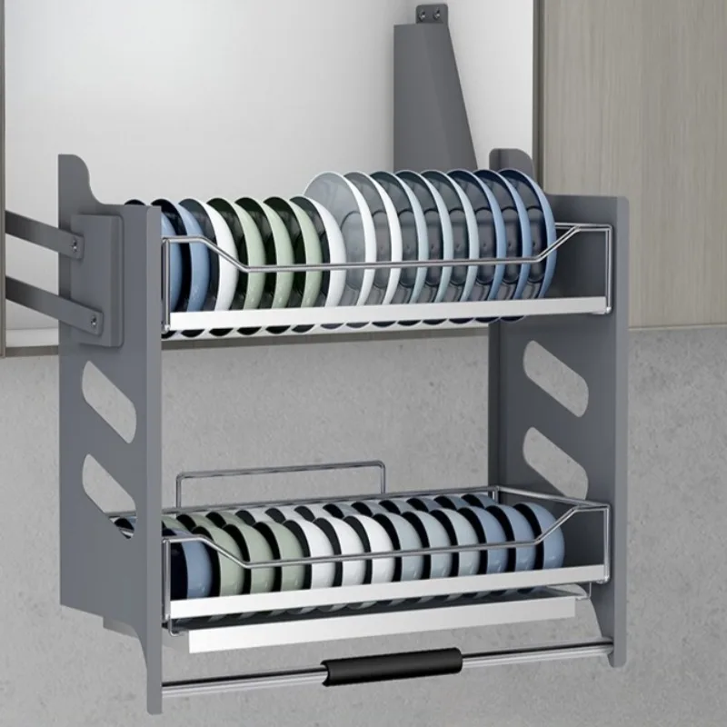 Stainless Steel Simple Height-adjustable Racks High-capacity Kitchen Cupboard Racks Slide-out Drip Tray Modern Home Organization
Stainless Steel Simple Height-adjustable Racks High-capacity Kitchen Cupboard Racks Slide-out Drip Tray Modern Home Organization