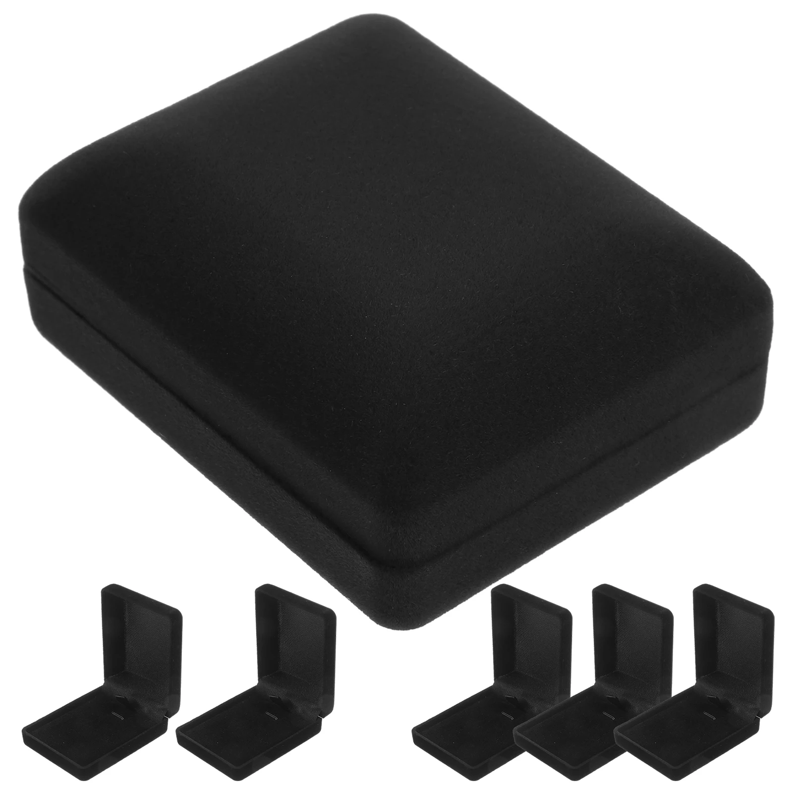 6pcs Jewelry Gift Box Set Compact Jewelry Storage Boxes For Necklaces Earrings Rings Wedding Engagement Ring Display Cases 
6pcs Jewelry Gift Box Set Compact Jewelry Storage Boxes For Necklaces Earrings Rings Wedding Engagement Ring Display Cases