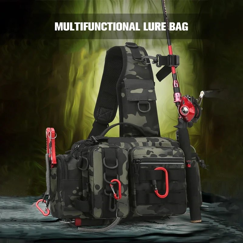 Fly Fishing Backpack Fishing Tackle Backpack with Rod Holder Lure Box Gear Storage Bag Sling Shoulder Bag Fanny Pack for Men
Fly Fishing Backpack Fishing Tackle Backpack with Rod Holder Lure Box Gear Storage Bag Sling Shoulder Bag Fanny Pack for Men