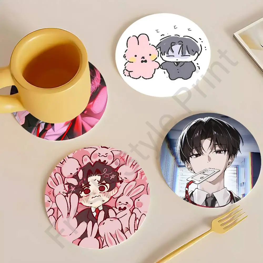 K-Kim S-Soleum Novel GSGW Heat Resistant Round Wooden Coasters Non-slip Drink Cafe Decoration 2D Flat Color Print Coasters
K-Kim S-Soleum Novel GSGW Heat Resistant Round Wooden Coasters Non-slip Drink Cafe Decoration 2D Flat Color Print Coasters