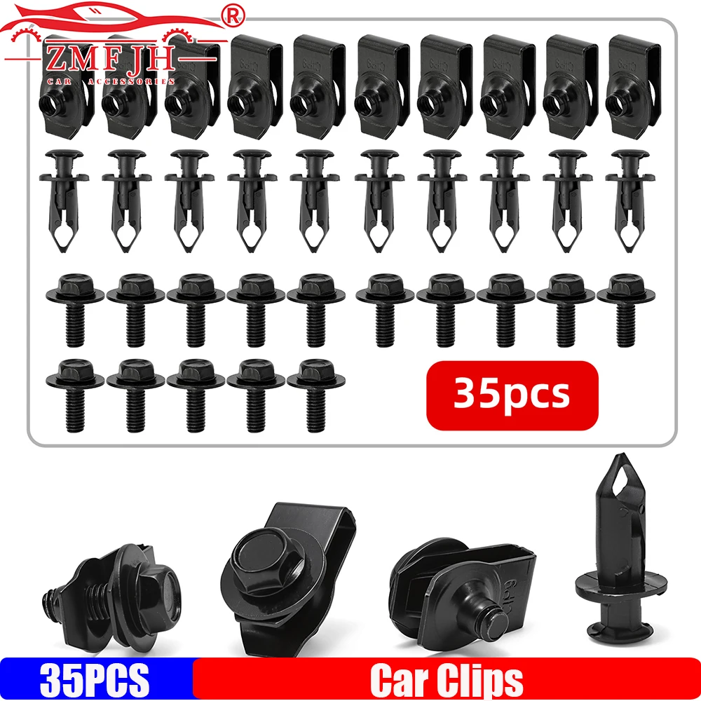 35PCS Car Engine Under Cover Splash Body Bolts Undertray Cover Trim Clips Retainer Fasteners For Nissan for Qashqai 2014-2020
35PCS Car Engine Under Cover Splash Body Bolts Undertray Cover Trim Clips Retainer Fasteners For Nissan for Qashqai 2014-2020