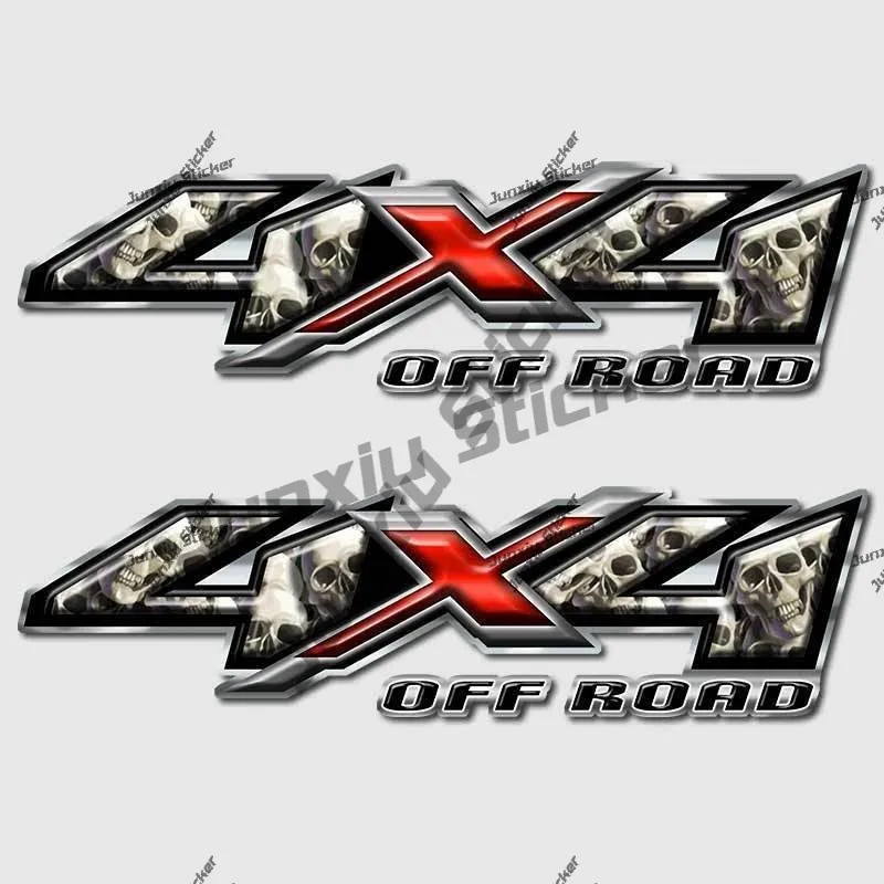 A Pair 4x4 Skull Truck Decal Colorado USA Off Road Racing Outdoor Sticker Accessories Occlusion Scratch Decoration Phone Trunk
A Pair 4x4 Skull Truck Decal Colorado USA Off Road Racing Outdoor Sticker Accessories Occlusion Scratch Decoration Phone Trunk