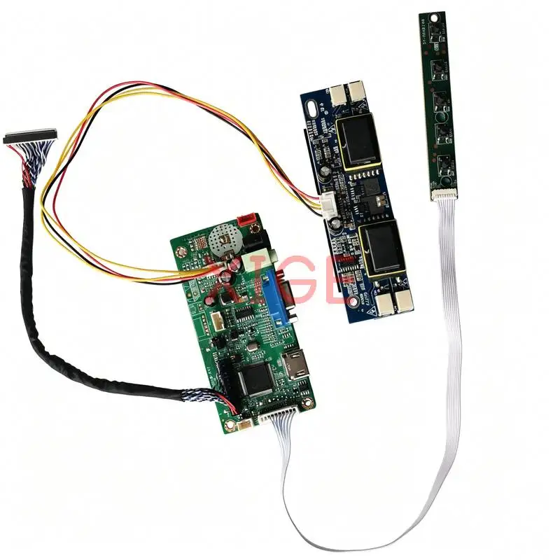 For M190A1 TMS190WX1 MT190AW01 MT190AW02 LCD Monitor Controller Drive Board DIY Kit 1440*900 HDMI+VGA 1440x900 LVDS 30-Pin 4CCFL
For M190A1 TMS190WX1 MT190AW01 MT190AW02 LCD Monitor Controller Drive Board DIY Kit 1440*900 HDMI+VGA 1440x900 LVDS 30-Pin 4CCFL