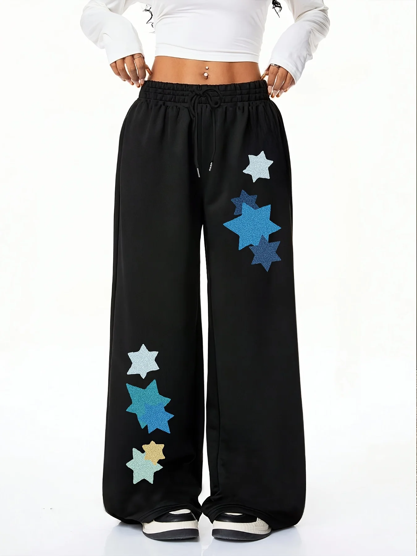 Женские осенне-зимние свободные прямые флисовые спортивные штаны больших размеров с эластичным поясом, уличная одежда больших размеров, универсальные
Женские осенне-зимние свободные прямые флисовые спортивные штаны больших размеров с эластичным поясом, уличная одежда больших размеров, универсальные