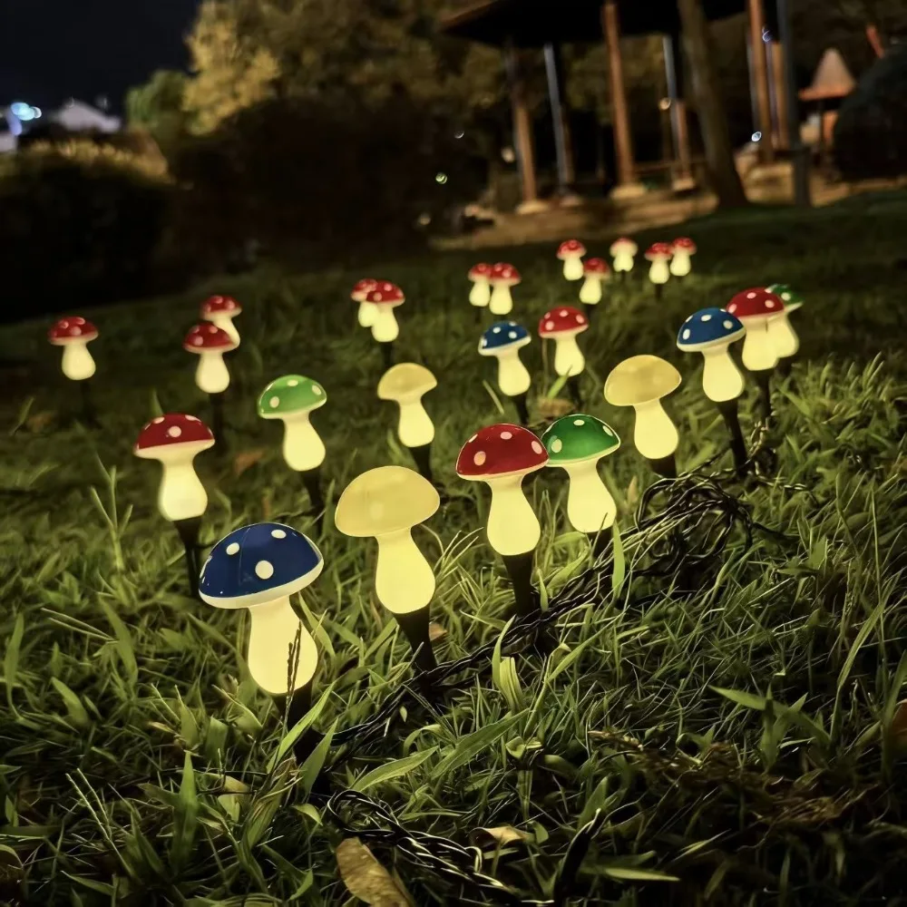 20LEDs Solar Mushroom Garden Lights String LED Garden Outdoor Waterproof Warm White Colorful for Yard Pathway Lawn Decoration
20LEDs Solar Mushroom Garden Lights String LED Garden Outdoor Waterproof Warm White Colorful for Yard Pathway Lawn Decoration