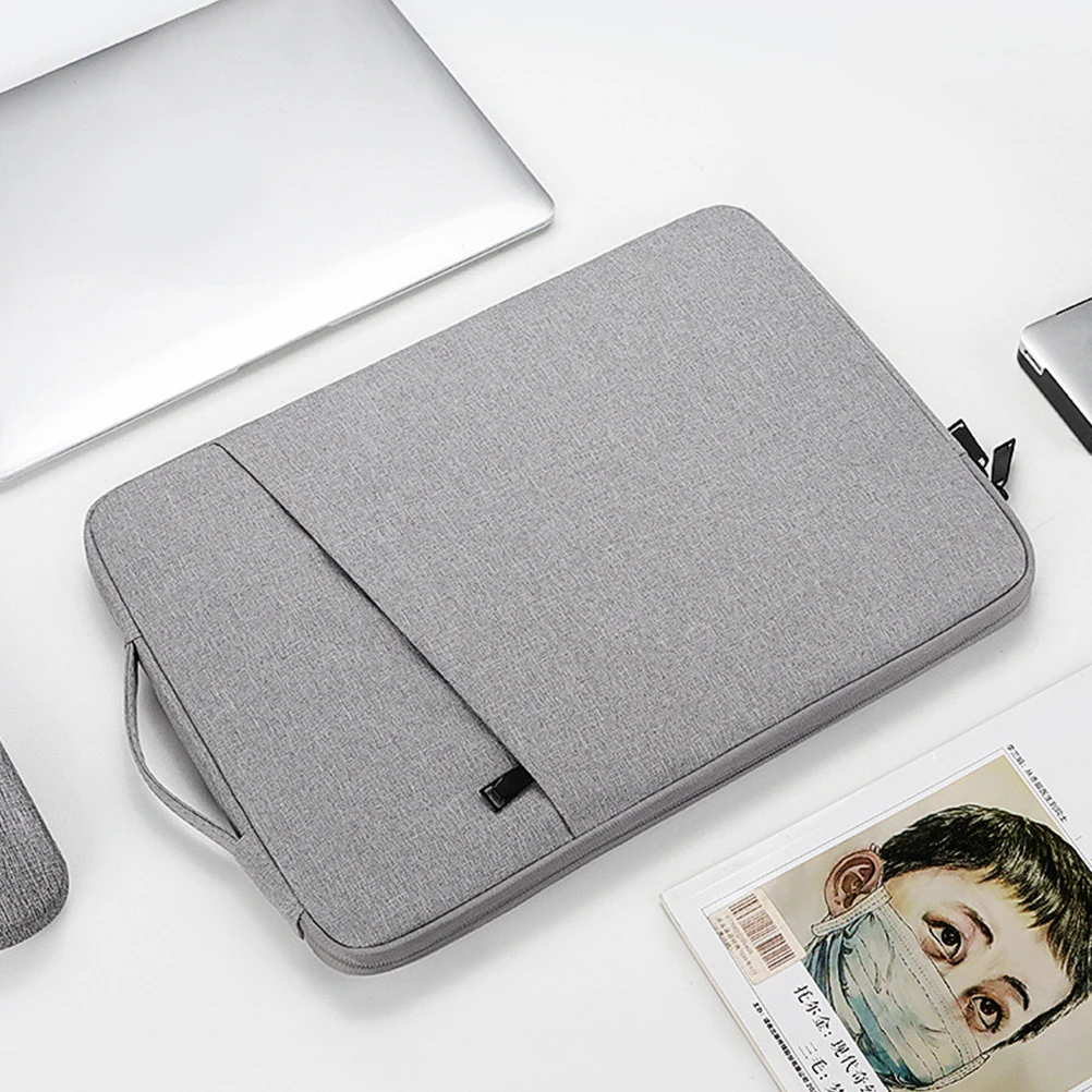 Laptop Protective Case Slim Shockproof Polyester Bag with Extra Pockets for Mouse Earphones Pens Chargers Notepads Travel Daily
Laptop Protective Case Slim Shockproof Polyester Bag with Extra Pockets for Mouse Earphones Pens Chargers Notepads Travel Daily