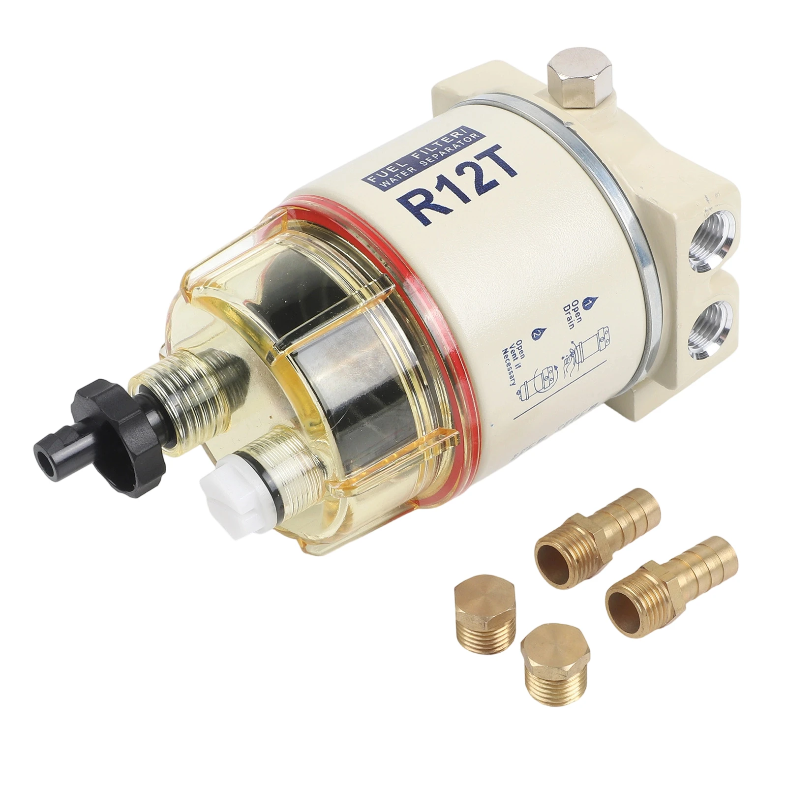 Fuel Filter Replacement Marine Fuel Filter Aluminum Construction Aquabloc II Technology Automatic Exhaust Drain
Fuel Filter Replacement Marine Fuel Filter Aluminum Construction Aquabloc II Technology Automatic Exhaust Drain