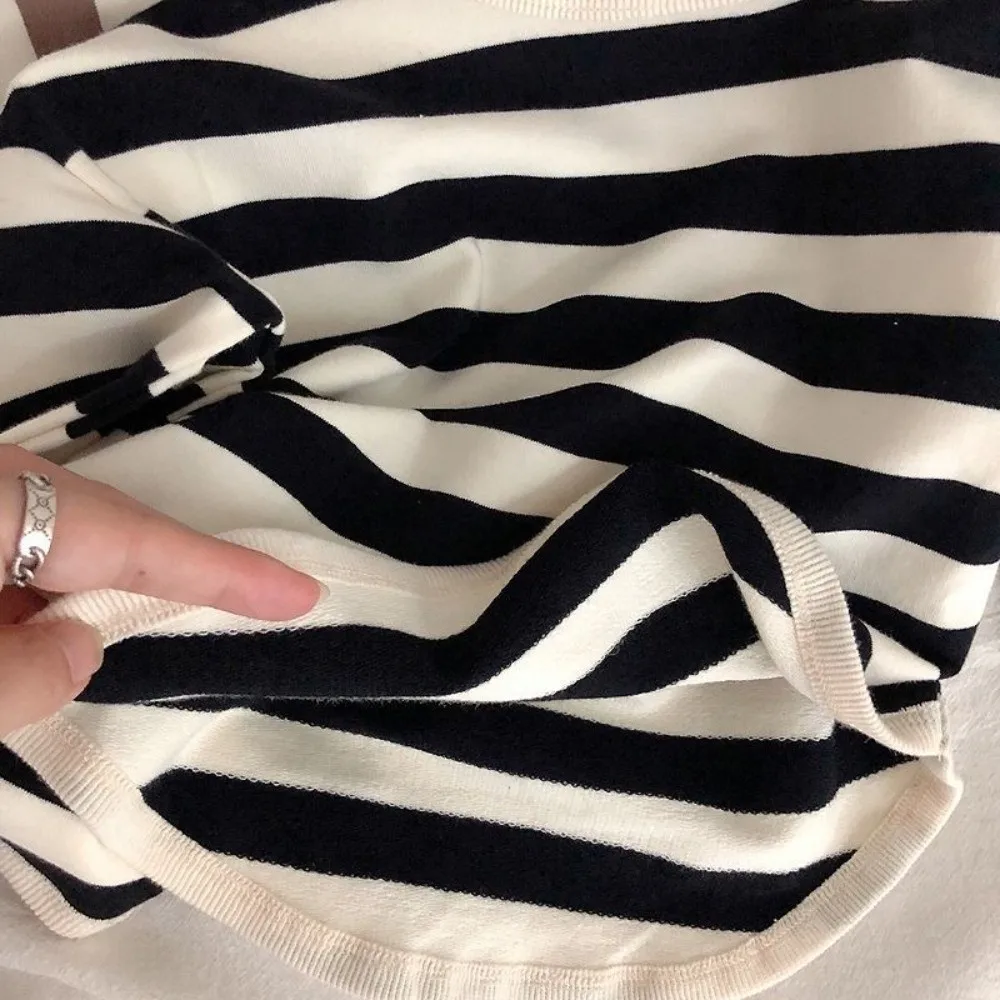 Fashionable 6M-3Y Korean Style Shirt Retro Striped T Shirt Boy Girl Clothes Loose Cotton Baby Long Sleeve
Fashionable 6M-3Y Korean Style Shirt Retro Striped T Shirt Boy Girl Clothes Loose Cotton Baby Long Sleeve