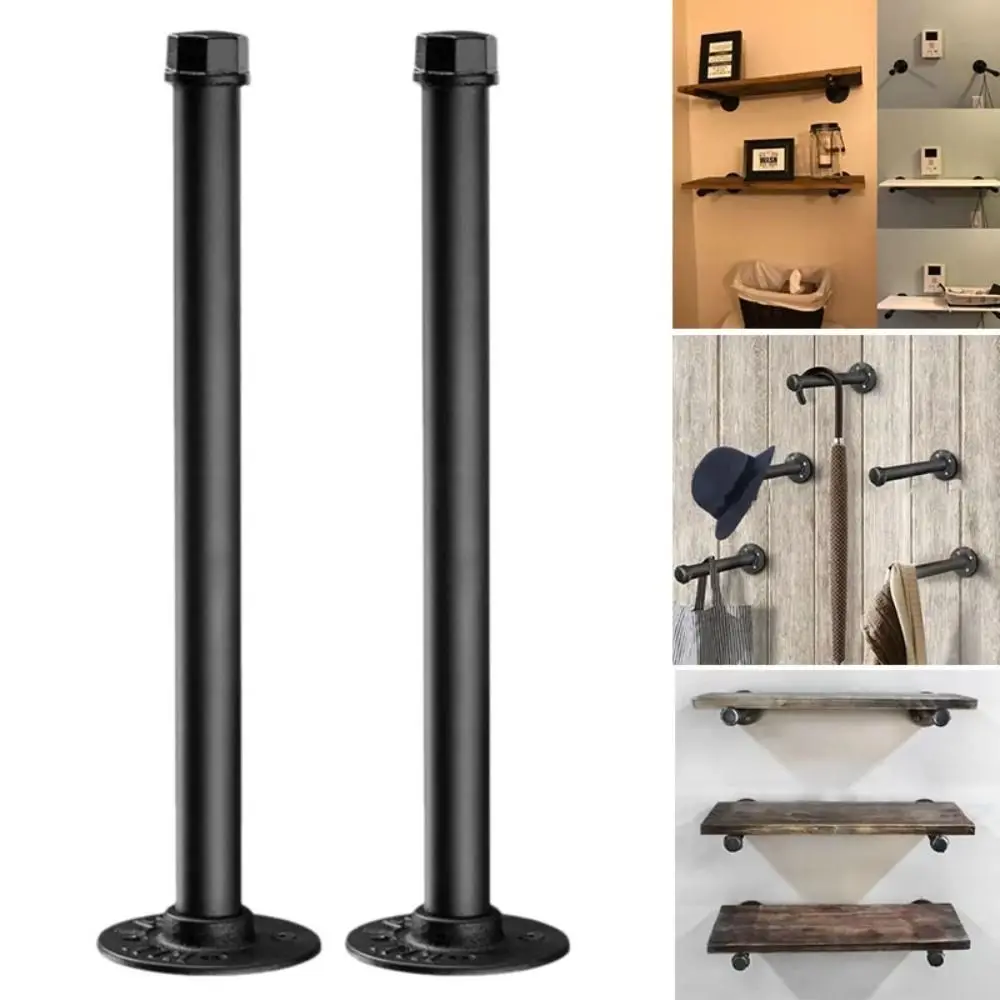 4pcs Black Iron Pipe Wall Floating Shelf Holder Heavy Duty Fine Workmanship Floating Shelf Support Retro Style Industrial Decor
4pcs Black Iron Pipe Wall Floating Shelf Holder Heavy Duty Fine Workmanship Floating Shelf Support Retro Style Industrial Decor