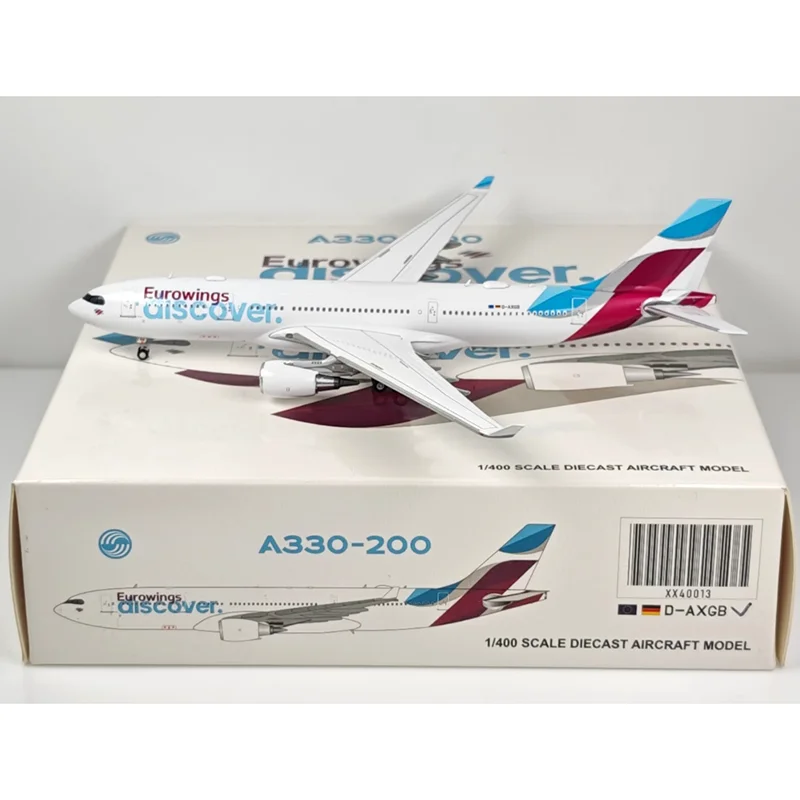 JC Wings Diecast 1/400 Scale Eurowings A330-200 D-AXGB alloy Aircraft Model Collection Toys Ornaments Display
JC Wings Diecast 1/400 Scale Eurowings A330-200 D-AXGB alloy Aircraft Model Collection Toys Ornaments Display