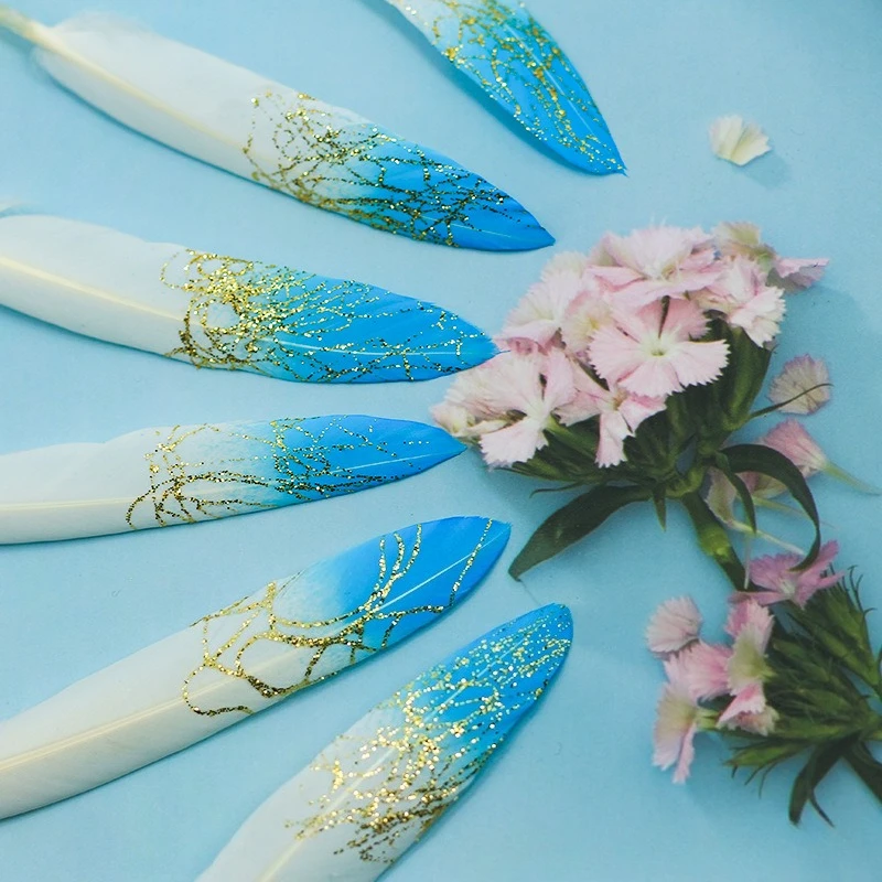 DIY Goose Feather Accessories Gradient Gold Silk Garland Dream Catcher Handmade Material Decoration Accessories
DIY Goose Feather Accessories Gradient Gold Silk Garland Dream Catcher Handmade Material Decoration Accessories