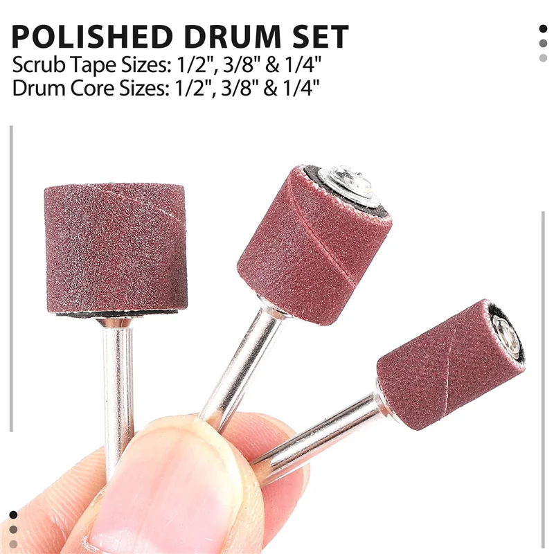 High Quality-531 Pcs Grinding Drum Set, Grinding Machine Sockets Drum Cores Self-Tightening Drill Bits For Dremel Rotary Tools,5
High Quality-531 Pcs Grinding Drum Set, Grinding Machine Sockets Drum Cores Self-Tightening Drill Bits For Dremel Rotary Tools,5