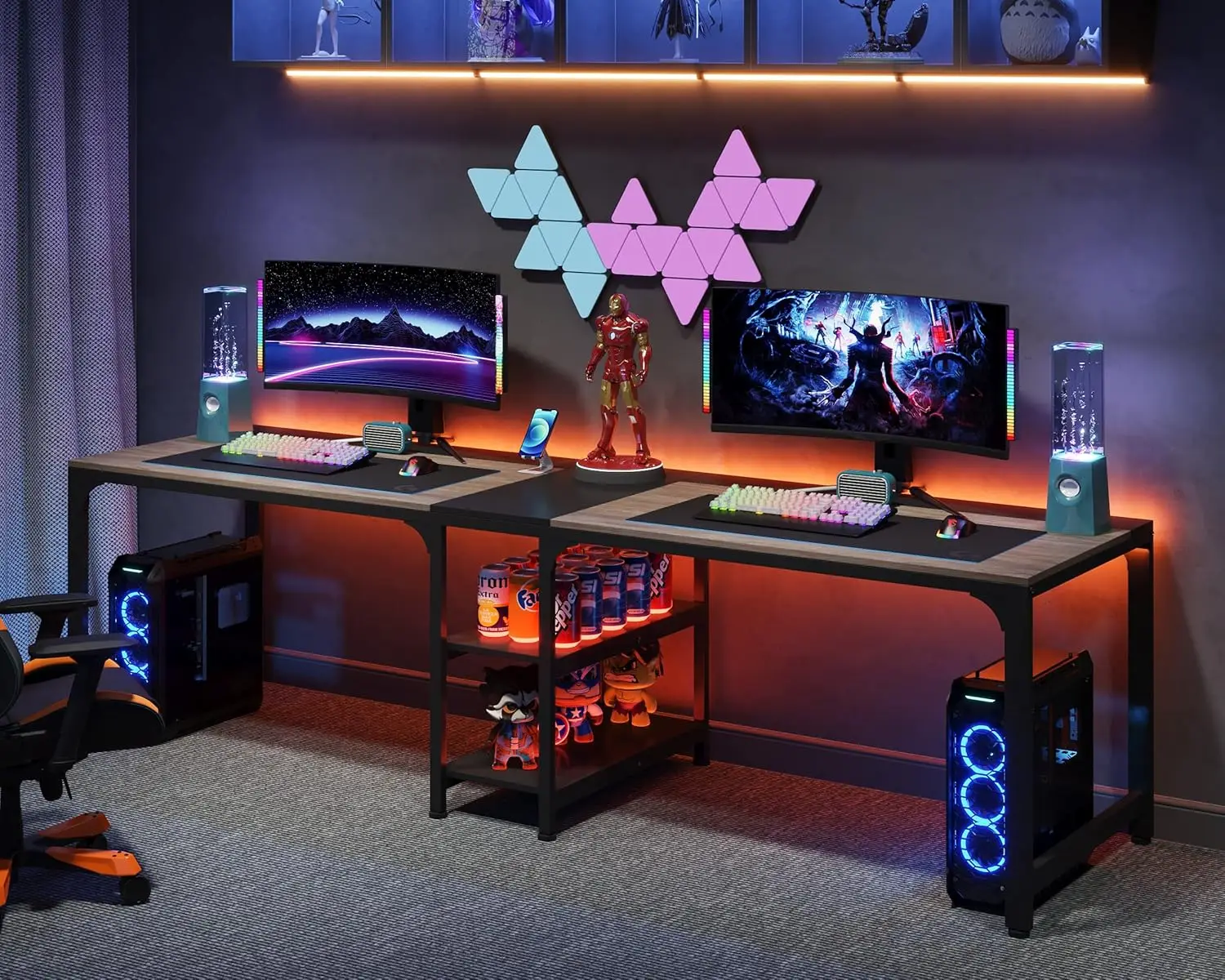 Tribesigns 90.55'' 2 Person Desk with Storage Shelves, Double Computer Desk with Spacious Desktop,Extra Long Study Writing Table
Tribesigns 90.55'' 2 Person Desk with Storage Shelves, Double Computer Desk with Spacious Desktop,Extra Long Study Writing Table