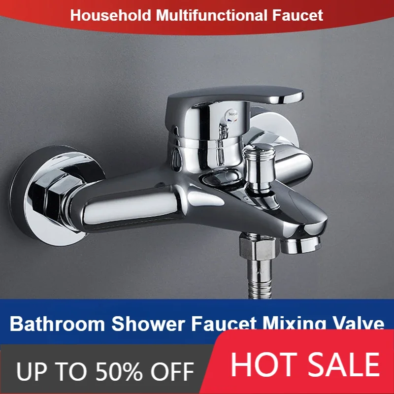 Shower Faucet Made of Alloy Material, G1/ 2inch Threaded Wall-Mounted Triple Mixer Faucet, Comfortable to Hold, Suitable for Hom
Shower Faucet Made of Alloy Material, G1/ 2inch Threaded Wall-Mounted Triple Mixer Faucet, Comfortable to Hold, Suitable for Hom