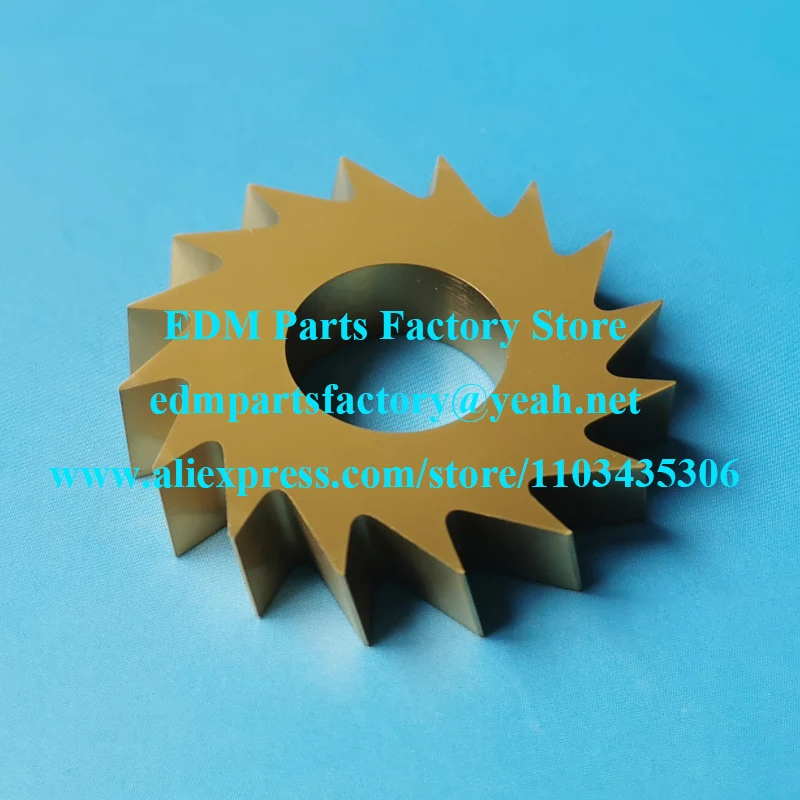100434447 Cutter Z16 (Titanium Coated) 30Dx16Teeth, 100.434.447 Lower Cutter Knife 434.447 for ROBOFIL 230F,240,330F,440CC,640CC
100434447 Cutter Z16 (Titanium Coated) 30Dx16Teeth, 100.434.447 Lower Cutter Knife 434.447 for ROBOFIL 230F,240,330F,440CC,640CC