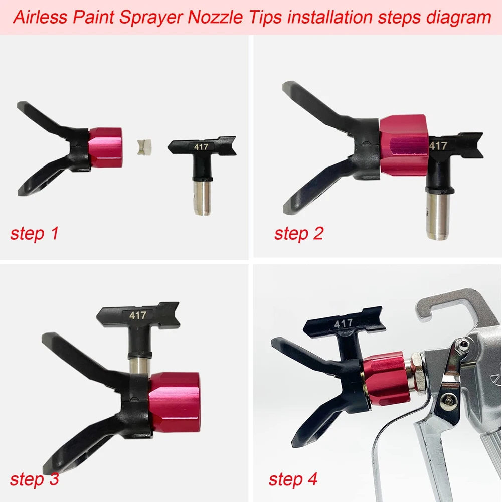 A45M-6 Pcs Reversible Airless Paint Sprayer Nozzle Tips And 12 Pcs Seal Tip Gaskets For Airless(211, 311, 315, 415, 515, 523)
A45M-6 Pcs Reversible Airless Paint Sprayer Nozzle Tips And 12 Pcs Seal Tip Gaskets For Airless(211, 311, 315, 415, 515, 523)